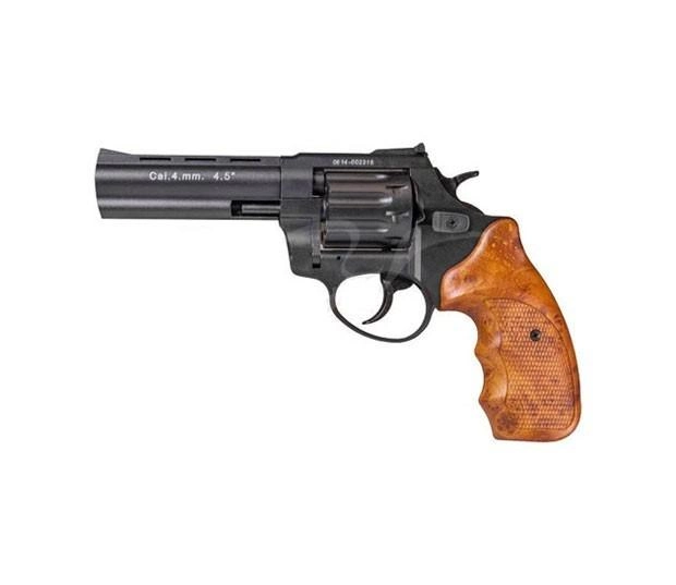 Револьвер под патрон Флобера STALKER 4,5" S коричн. рук. - изображение 1