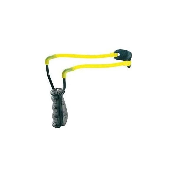 Рогатка Man Kung MK-T11 с упором ц:черный/желтый - изображение 1