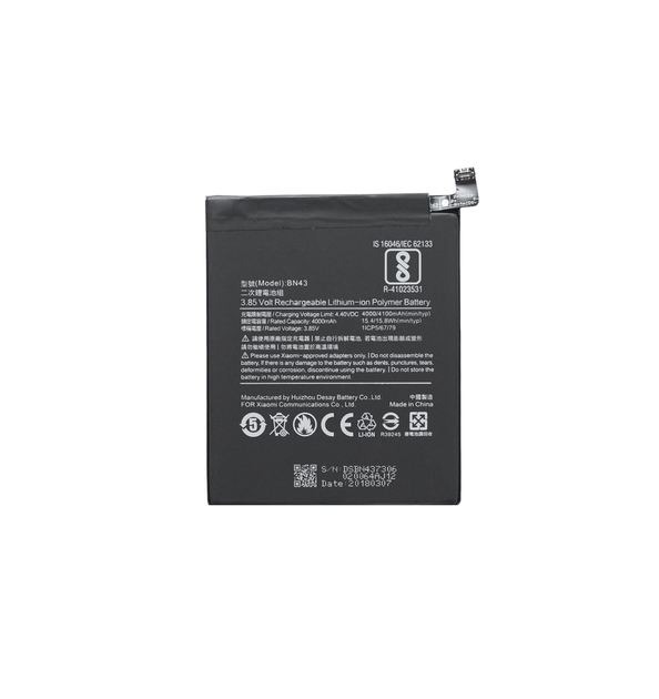 Акумулятор для Xiaomi BN43/BM43 / Redmi Note 4X, 4000 mAh AAA - Фото 2 Акумулятор для Xiaomi BN43/BM43 / Redmi Note 4X, 4000 mAh AAA - зображення 2