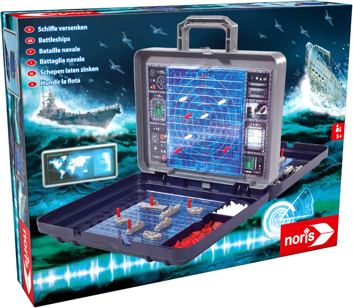 Настольная игра Noris Морской бой в кейсе (606100335) – фото, отзывы ...