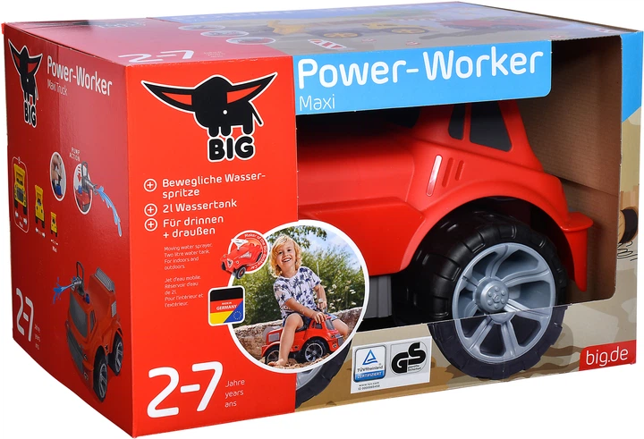 Jeździk Samochód BIG Fire Red z efektem wody (4004943558150) - obraz 2
