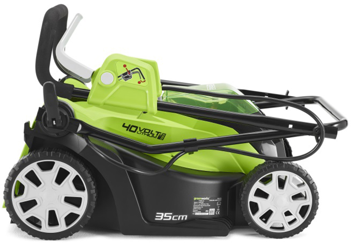 Газонокосарка акумуляторна Greenworks G40LM35 (2501907) - зображення 3