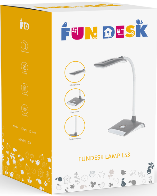 Настольная лампа FUNDESK LS3 grey - изображение 5