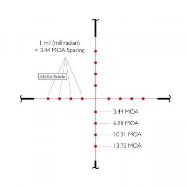Оптичний приціл Hawke Vantage IR 3-9x40 AO (Mil Dot IR R/G) (14225) - зображення 3