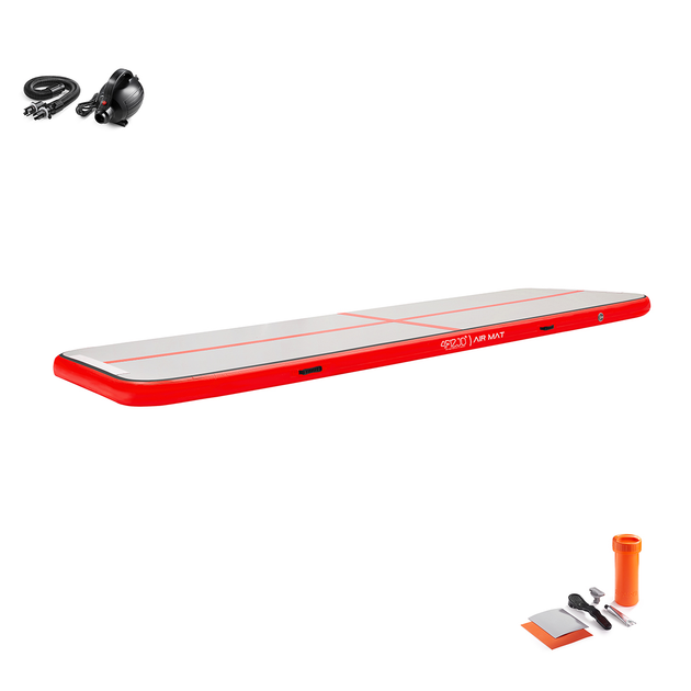 Мат гимнастический надувной 4FIZJO Air Track Mat 600 x 100 x 20 см ...