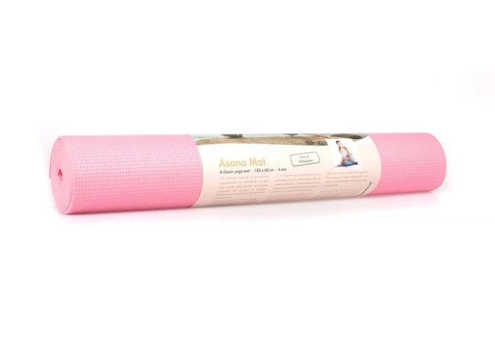 Килимок для йоги Bodhi Asana mat рожевий 183x60x0.4 см (в упаковці) - зображення 2
