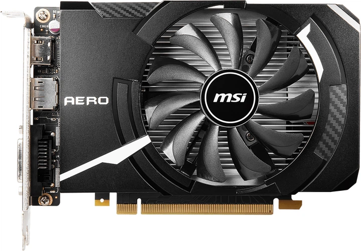 Видеокарта MSI PCI-Ex GeForce GTX 1650 D6 Aero ITX OC 4GB GDDR6