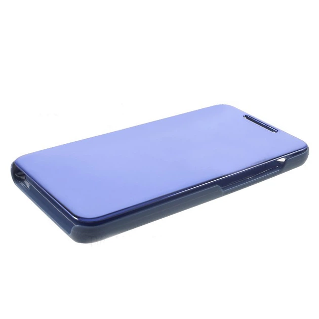 Чехол Mirror для Xiaomi Redmi 6A книжка зеркальный Clear View Blue - изображение 5