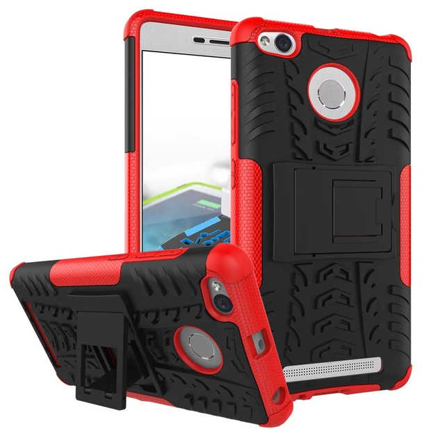 Чехол Armor для Xiaomi Redmi 3s / 3 pro Противоударный Бампер красный - Фото 1 Чехол Armor для Xiaomi Redmi 3s / 3 pro Противоударный Бампер красный - изображение 1