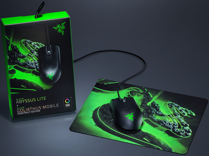 Мышь Razer Abyssus Lite USB с игровой поверхностью Goliathus Mobile ...