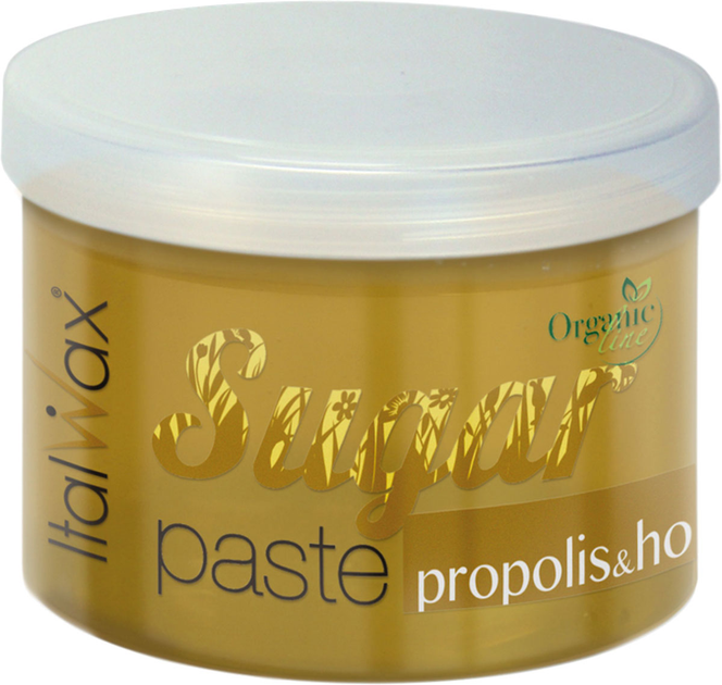 Цукрова паста ItalWax Organic line з медом та прополісом у банці 750 мл (8032835165083) - зображення 1