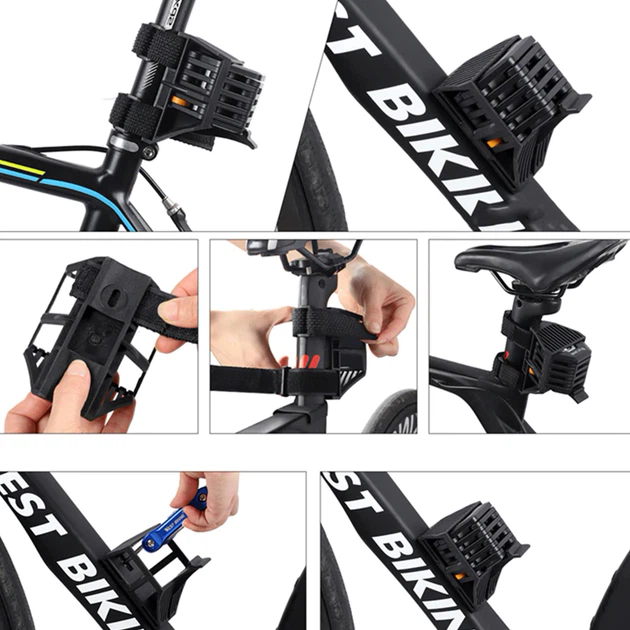 Замок велосипедный West Biking 0705045 3 ключа на раму надежный 0,85 m - изображение 7