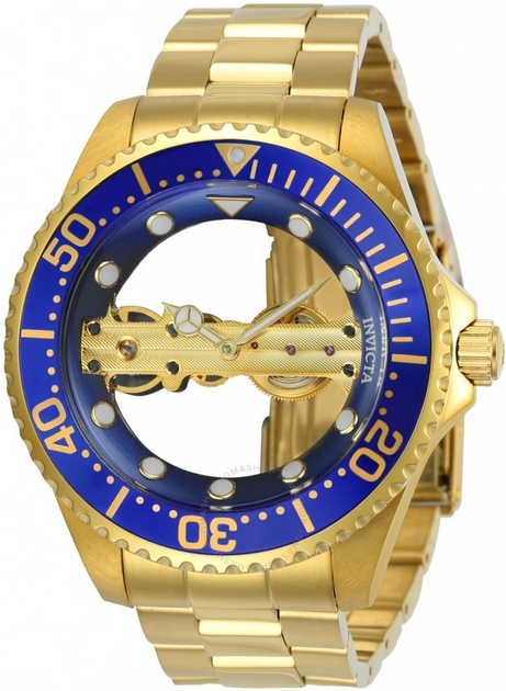 invicta pro diver gold and silver