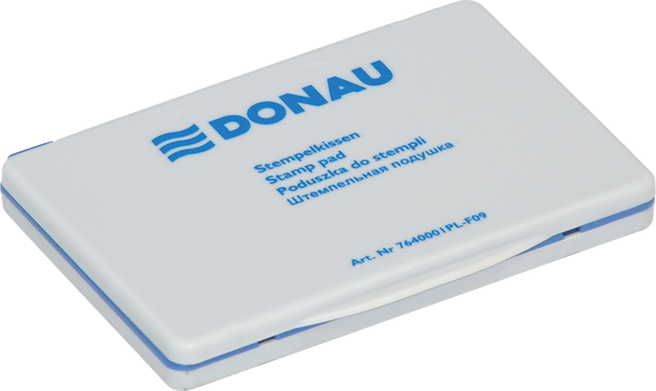 Штемпельная подушка Donau 105х66 мм (7640001) - Фото 1 Штемпельная подушка Donau 105х66 мм (7640001) - изображение 1