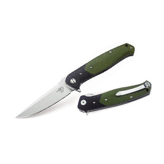 Ніж складний Bestech Knife SWORDFISH black and green BG03A - зображення 1
