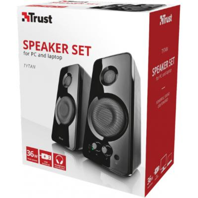 Акустическая система Trust Tytan 2.0 Speaker Set. Black (21560) - изображение 5