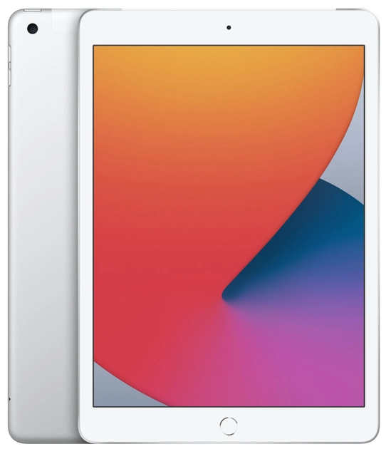 Планшет Apple iPad 10.2" Wi-Fi + Cellular 128GB Silver 2020 (MYMM2RK/A) - изображение 1