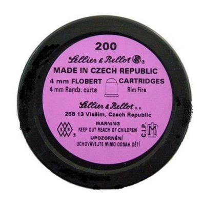 Патрони Флобера Sellier & Bellot Bellot Randz Curte кал. 4 mm short 200 шт (V355332) - зображення 1