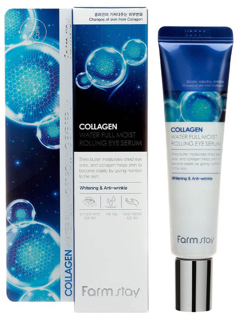Сыворотка-роллер для кожи вокруг глаз Farmstay Collagen Water Full ...