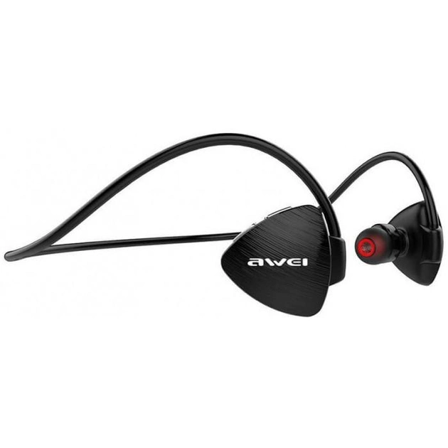 Спортивные Bluetooth наушники Awei A847BL Чёрные - изображение 3
