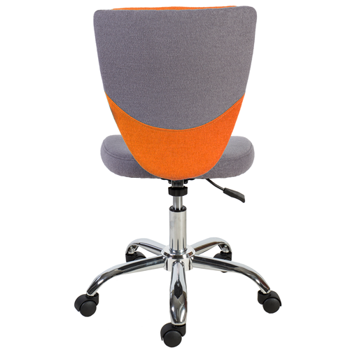 Крісло офісне POPPY Grey / Orange 38153 - зображення 2