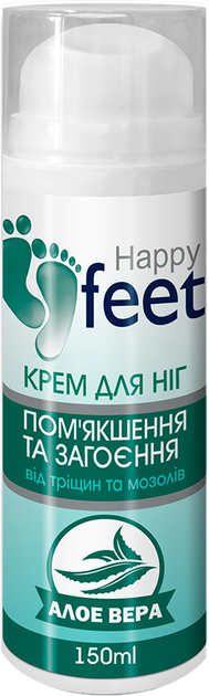 Крем для ног Happy Feet для смягчения и заживления, против трещин и ...