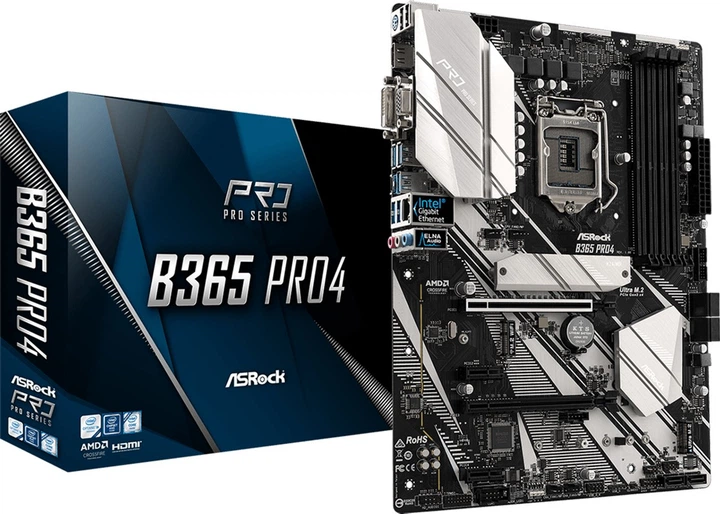 Материнская плата ASRock B365 Pro4 (s1151, Intel B365, PCI-Ex16