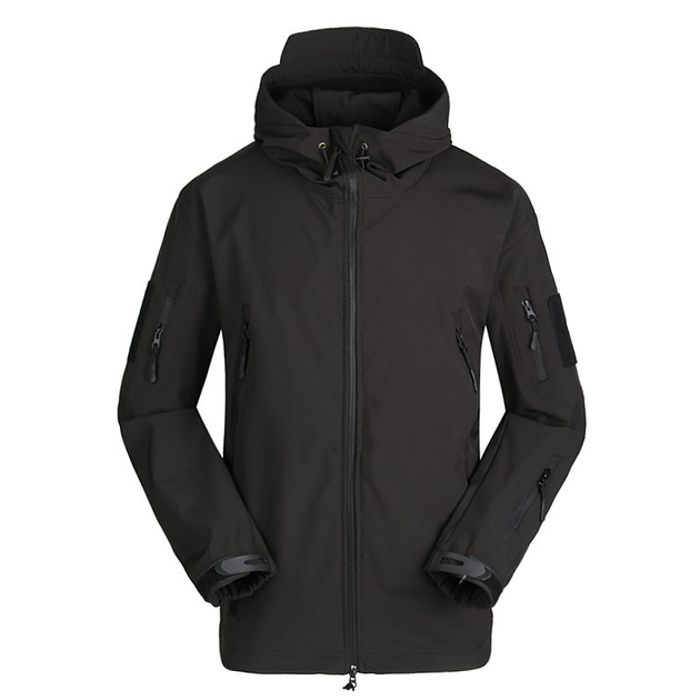 Тактична куртка Tringa Soft Shell (Black) XXXL - зображення 1