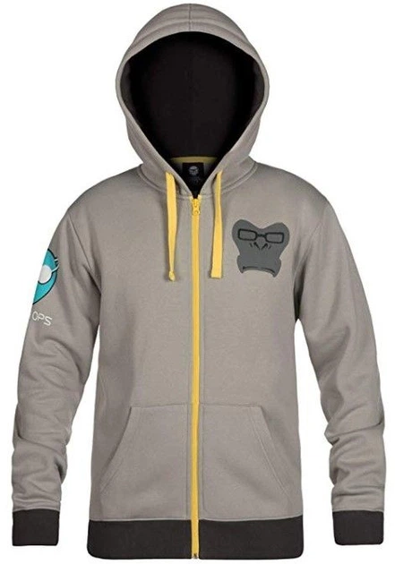 Толстовка JINX Overwatch Zip Up Hoodie Ultimate Winston, XL