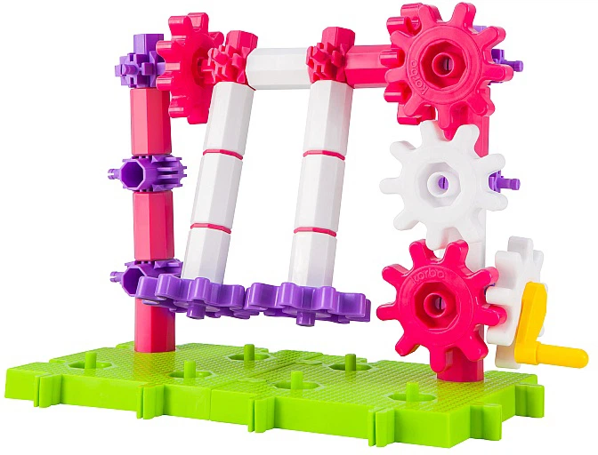 Zestaw do kreatywnego konstruowania Korbo Pink 110 elementów (5906395455362) - obraz 2