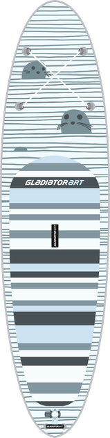 Сапборд Gladiator ART 10'6" x 32" SEAL - надувна дошка для САП серфінгу, sup board - зображення 4