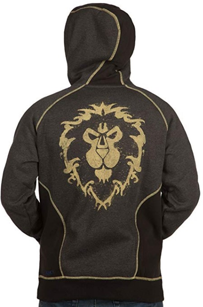 Толстовка JINX World of Warcraft Zip-Up Hoodie - Alliance Classic Premium, L 