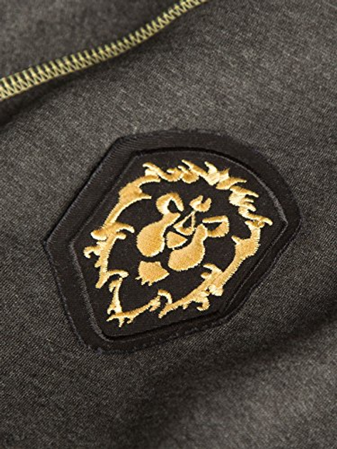 Толстовка JINX World of Warcraft Zip-Up Hoodie - Alliance Classic Premium, L - изображение 7
