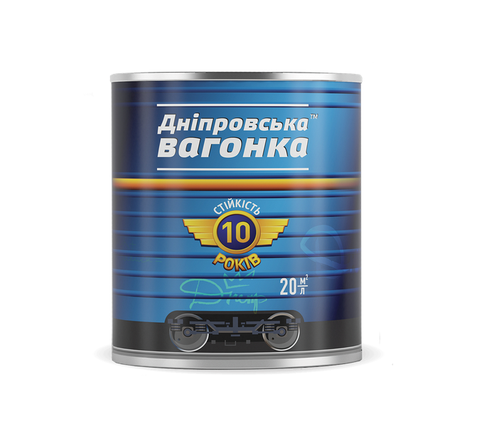 Краска Днепровская вагонка ПФ-133 2,5 л бирюзовый - изображение 3