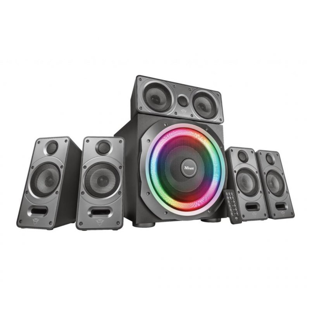 Акустическая система Trust GXT 698 Torro RGB-Illuminated Black (23059) - изображение 1