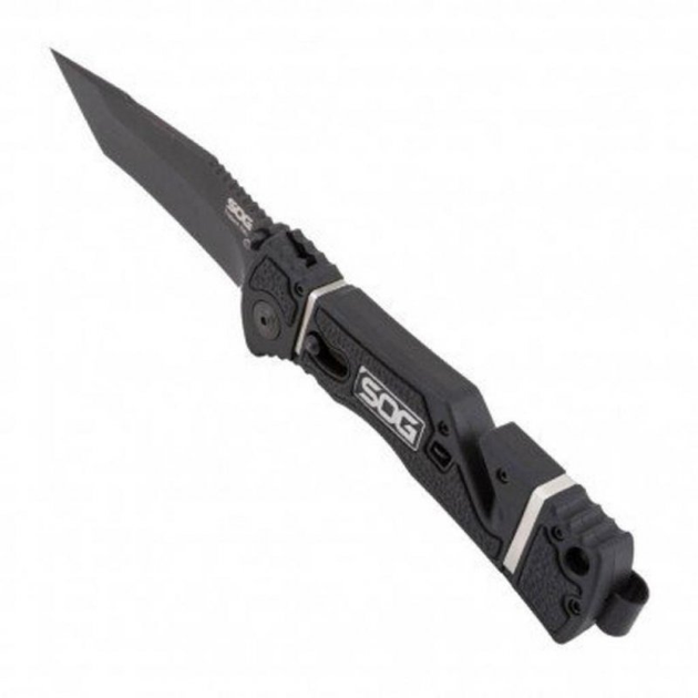 Нож SOG Trident Elite Tanto Black Blade (TF104-CP) - изображение 2