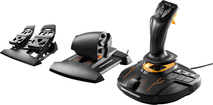 Дротовий джойстик Thrustmaster T.16000M FC Flight Pack Black/Orange ...