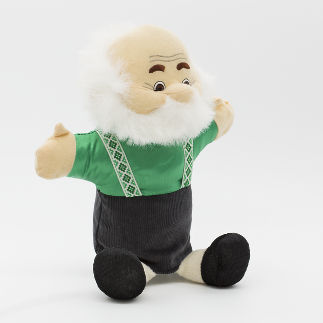 Ляльковий театр Twins Toys Рукавичка Дід в зеленій сорочці 110-4 - Фото 1 Ляльковий театр Twins Toys Рукавичка Дід в зеленій сорочці 110-4 - зображення 1