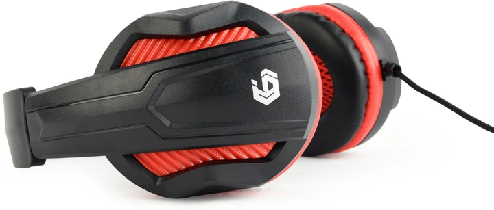 Навушники Gembird GHS-03 Black/Red - зображення 4