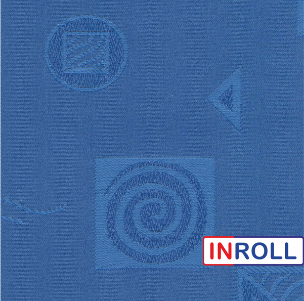 Ролета тканинна INROLL Есо-Mini 80х165 см Ikea Синій 1804 - зображення 5