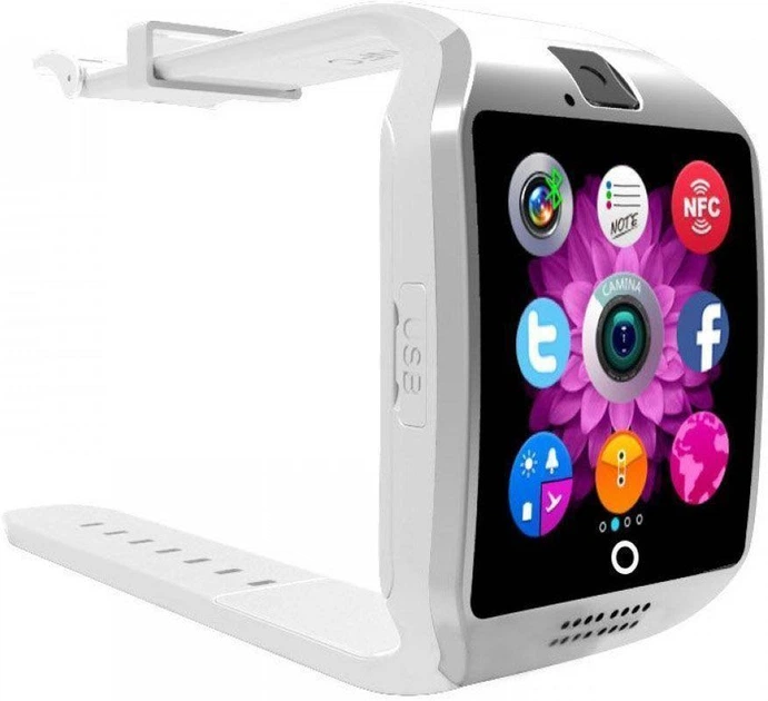 Смарт-часы UWatch Q18 White - Фото 1 Смарт-часы UWatch Q18 White - изображение 1