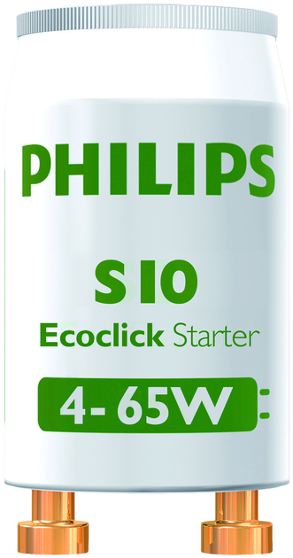 Стартер Philips S10 4-65W SIN 220-240V WH EUR/12X25CT 8 шт ...