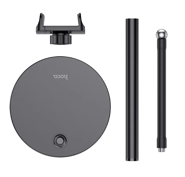 Держатель для телефона HOCO настольный Soaring metal desktop stand PH28 Black - изображение 2