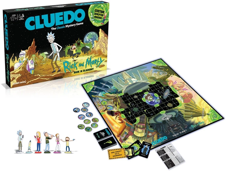 Gra planszowa Winning Moves Cluedo Rick & Morty 003210 (5053410003210) - obraz 2