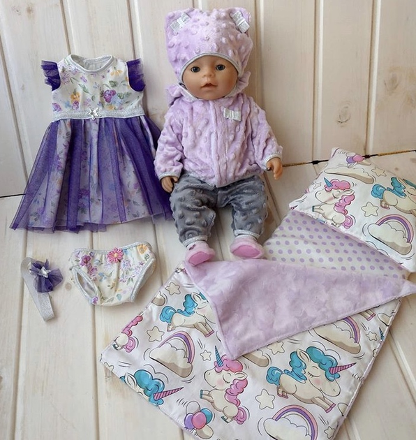 Комплект для игры с куклами Twins, одеяло и подушка