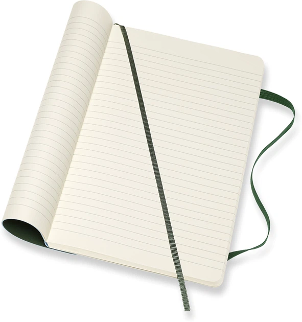 Нотатник Moleskine Classic 13х21 см 192 сторінки в лінійку, м'яка обкладинка Миртовий зелений (8053853600011) - зображення 3