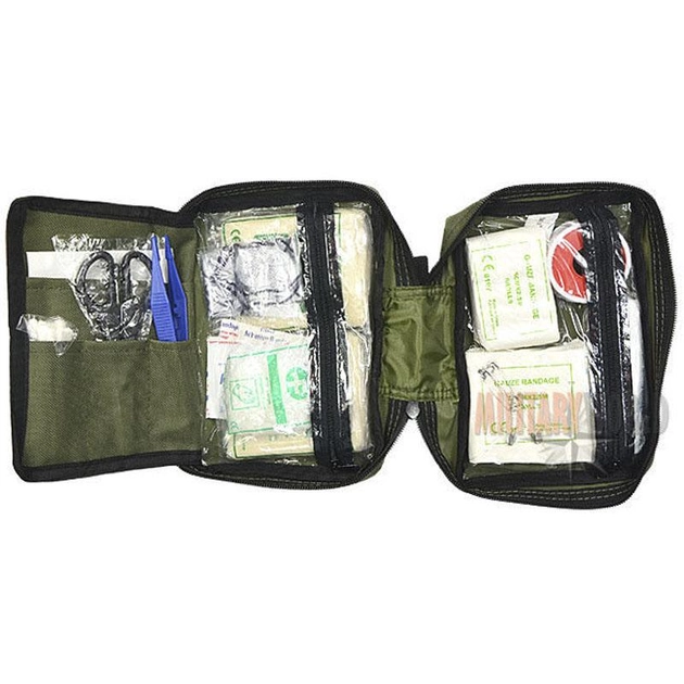 Аптечка Mil-Tec First Aid Kit (190х140х65мм), олива - изображение 2