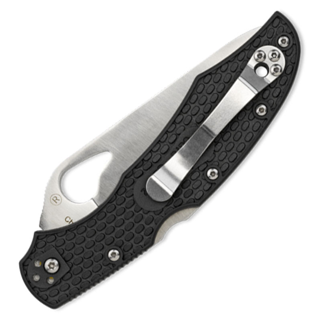 Нож складной Spyderco Byrd Cara Cara 2 полусеррейтор (длина: 173мм, лезвие: 73мм),FRN черный - изображение 2