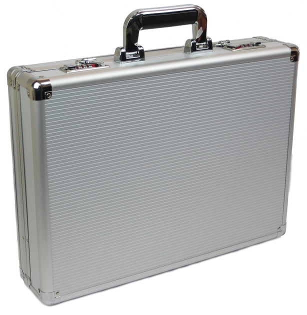 Алюминиевый кейс дипломат для ноутбука, документов Briefcase supersumka ...