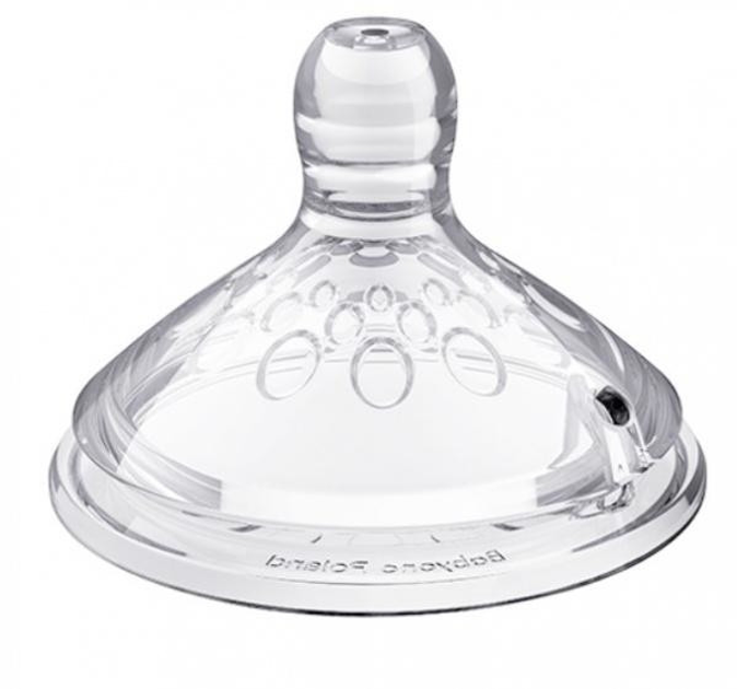 Соска антиколікова BabyOno Natural Nurising 6+, швидкий потік, 2 шт. (1454) - зображення 1